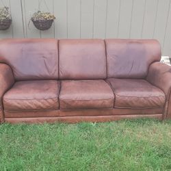Leather Couch 