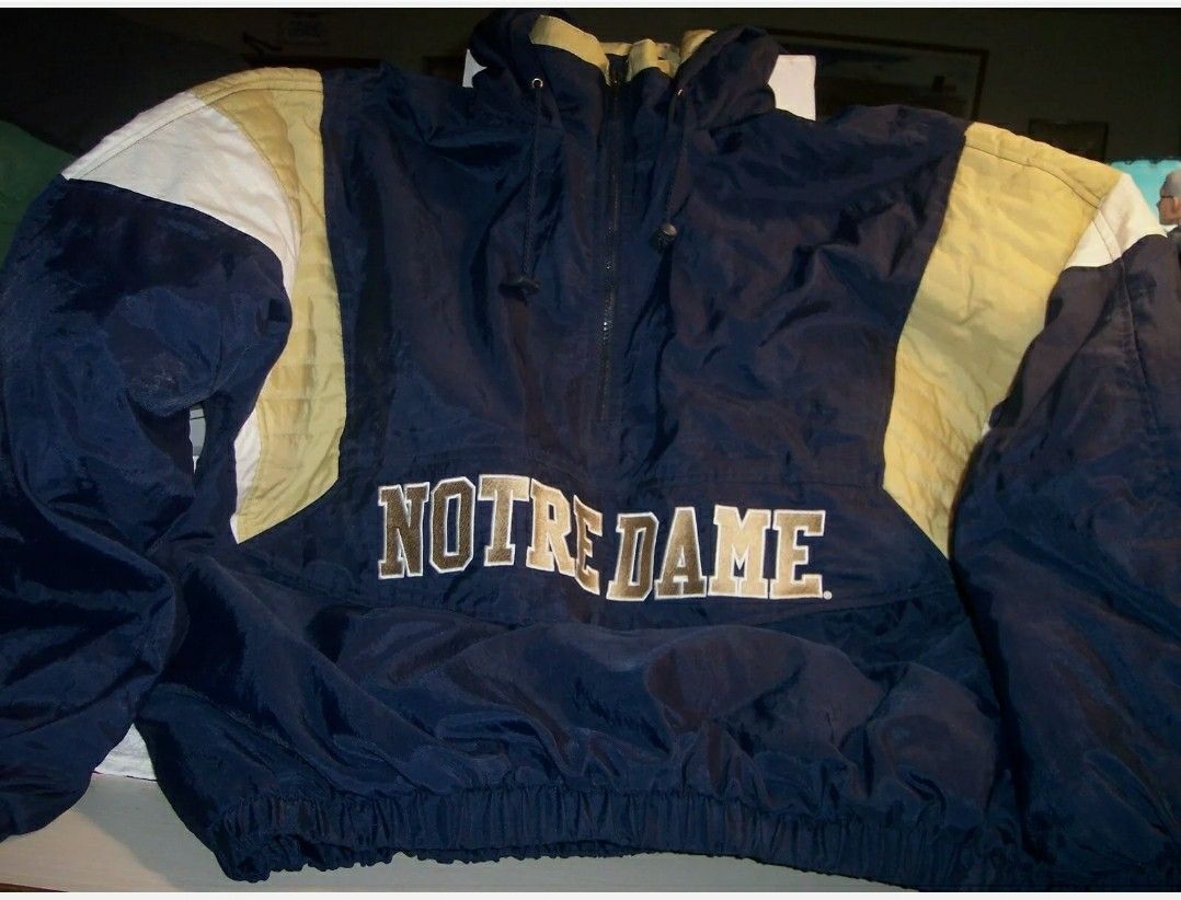 NotreDame - Vintage Stadium Jacket Majestic - Nwt"s