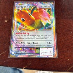 Dragonite Ex Pokemon Card
