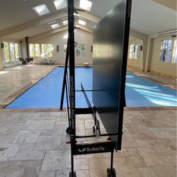Butterfly Outdoor Home Rollaway Ping Pong Table – Great Condition
