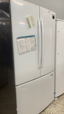 White Samsung French Door Fridge