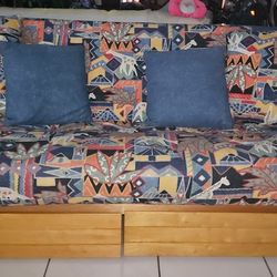 Futon With Drawers 84"x41"x21"