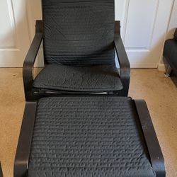 Poäng Armchair & Ottoman 