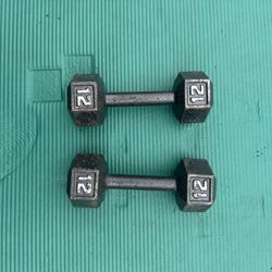 12lbs dumbbells