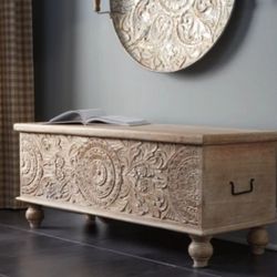 Fossil Ridge Storage Bench

