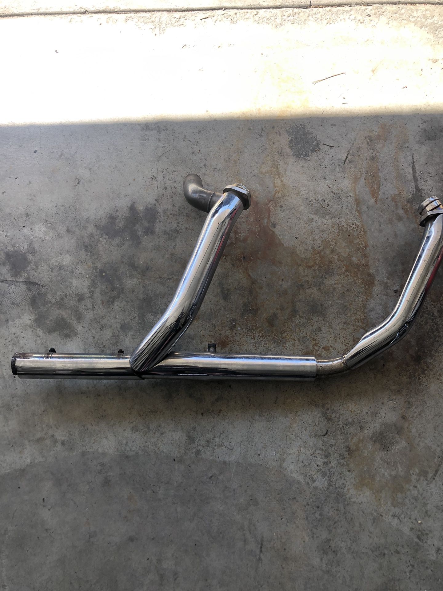 Harley Davidson Touring twin stock header