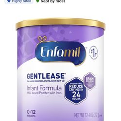 4 cans Gentlease formula (Enfamil) $50