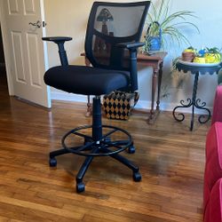 Luxor Sit to Stand Drafting Chair/Task Stool