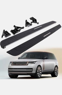 New Fixed Running Board Side Step Bars Fits for Range Rover 2023-2026 SWB w/logo