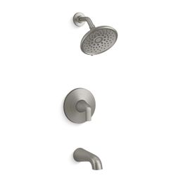Brand new silver shower faucet set