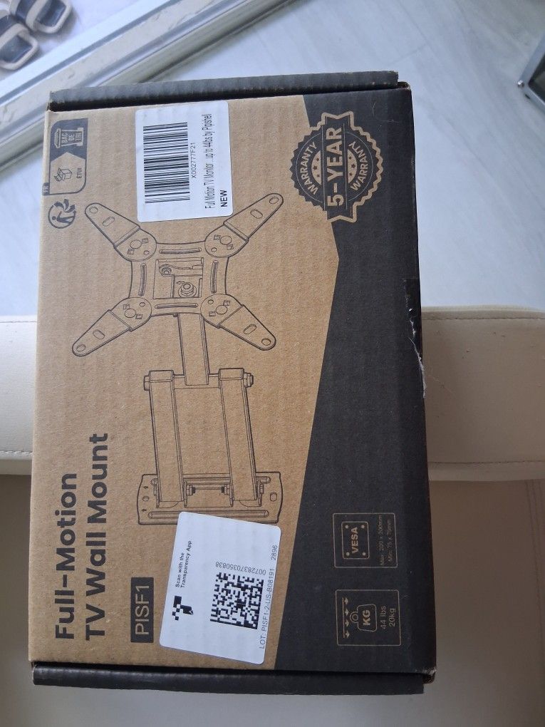 FULL MOTION TV MOUNT FOR WALL