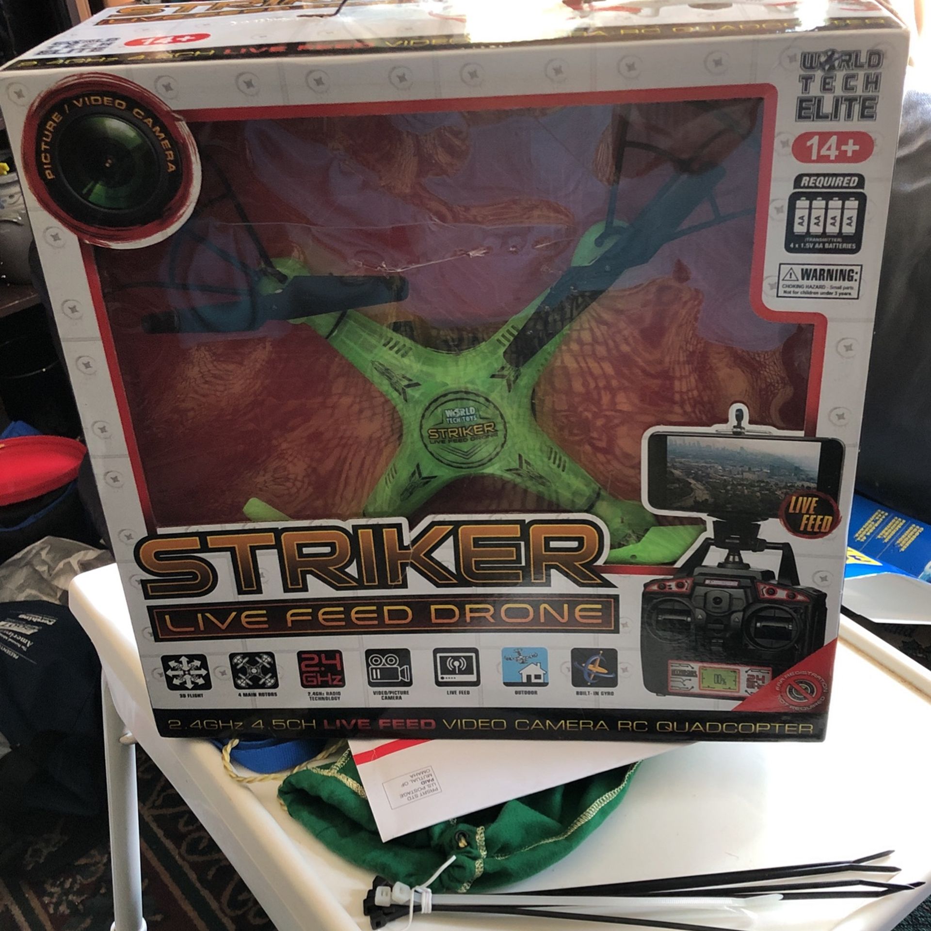 Gps Live Feed Drone World Tech Elite Striker Drone World Tech Toys