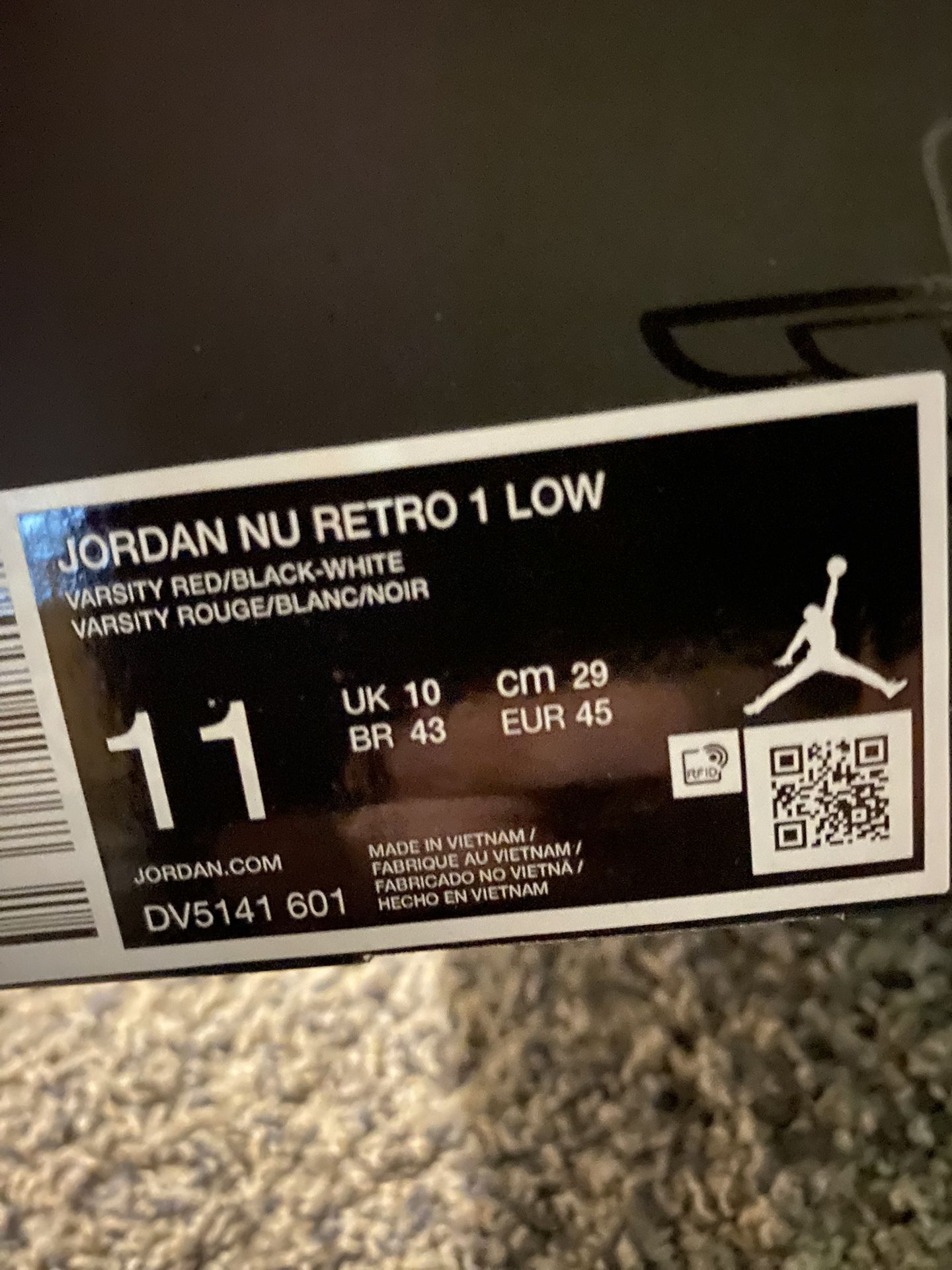 Jordan NU Retro 1 low