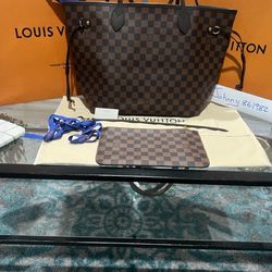 Louis Vuitton Neverfull MM W/Cherry Red Inside for Sale in