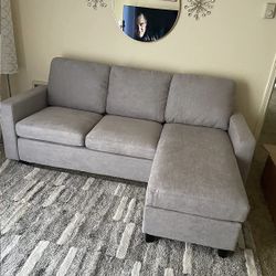 Light Gray Modern Sectional Sofa