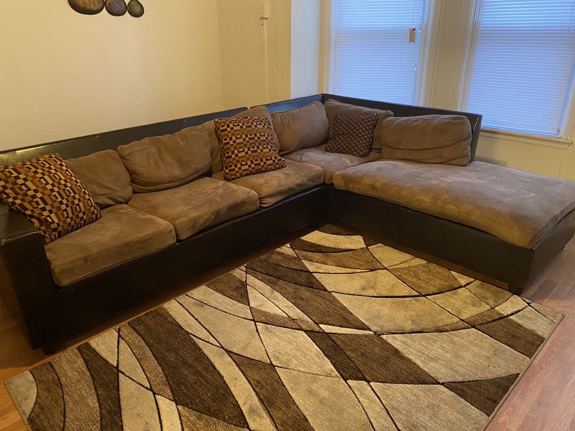 Sofa and carpet