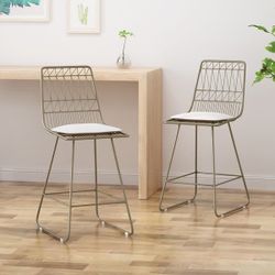 2 Pieces Stylish and Durable Counter Stools [NEW] **Assembly Req** 