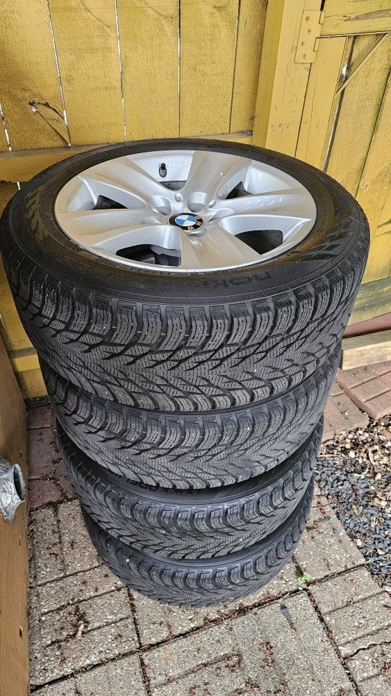 set of BMW Rims and Winter tires for BMW 535 xi