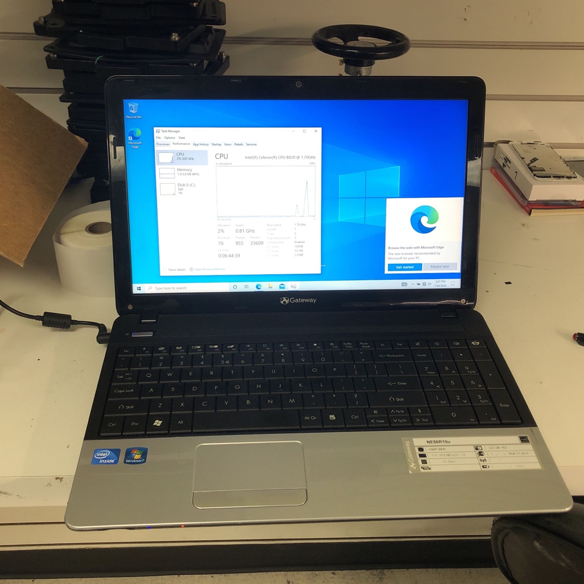 Gateway laptop Windows 10 1tb Ssd