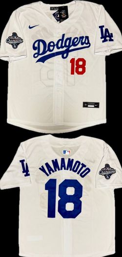 Dodgers World Series  Jerseys Nike small-7X 2/100* Yamamoto World Series Ohtani Muncy Kershaw Freeman betts Valenzuela (See prices)