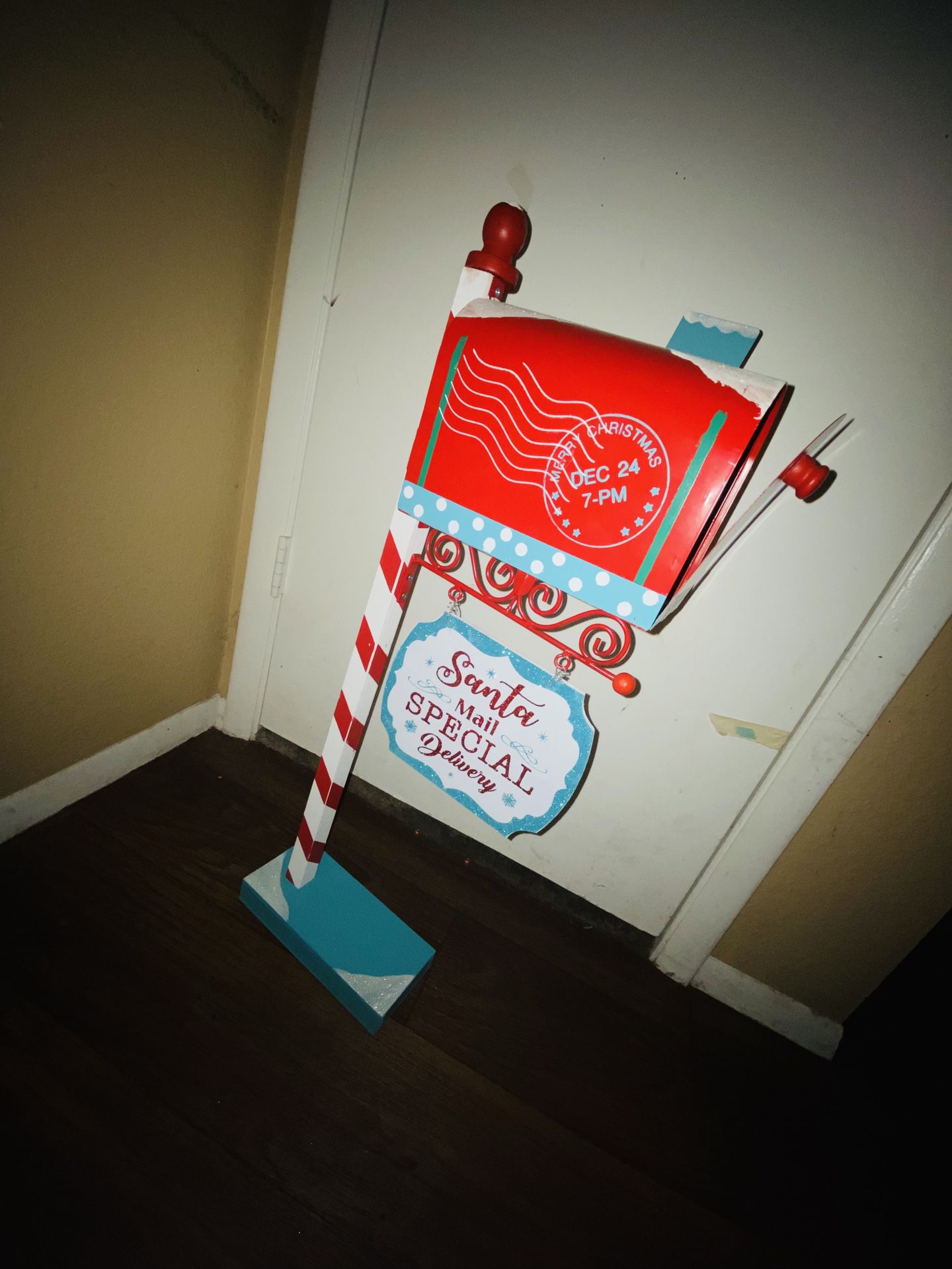 North pole mailbox for Christmas letters to Santa