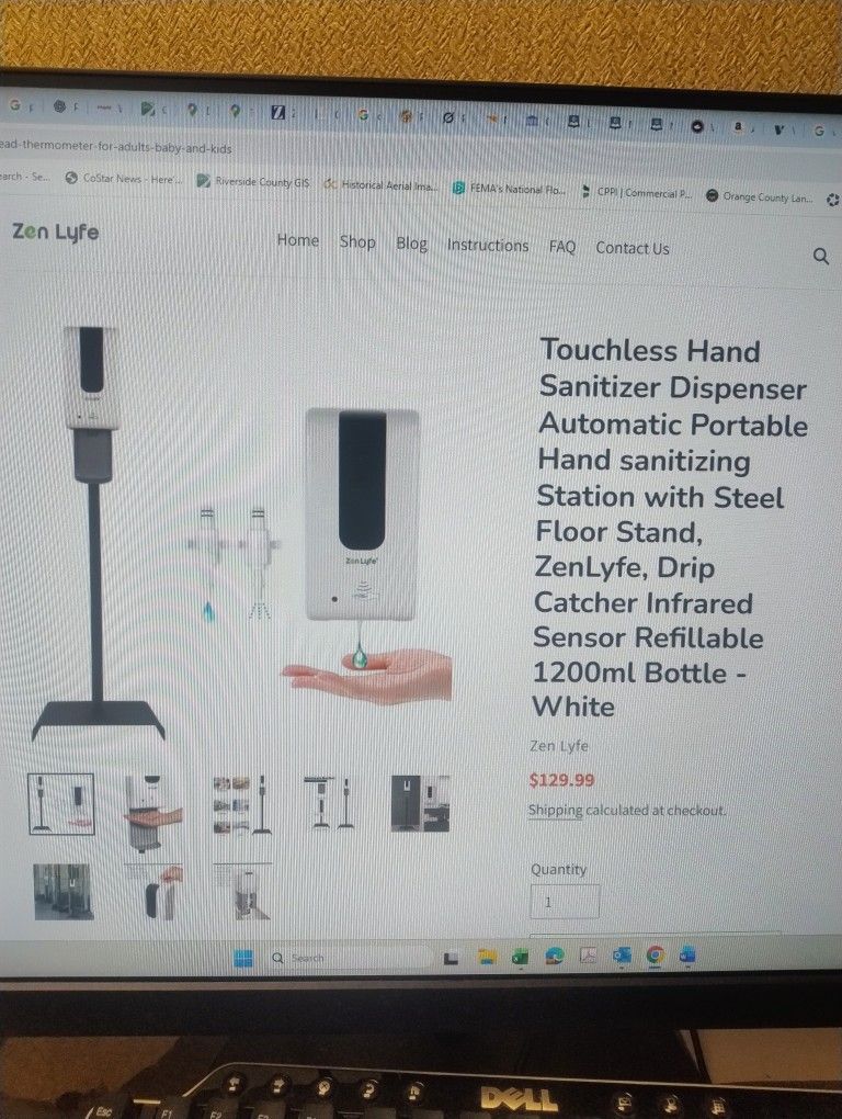 Touchless Hand Sanitizer Dispenser