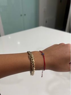 Gold Cuban Link 10kt Gold Bracelet
