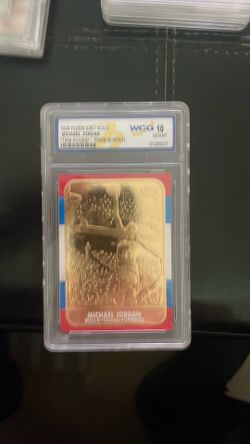 1998 Fleer 23 KT gold trading card