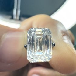 Vvs2 D Color 2.78ct Emerald Cut Lab Diamond Certified Diamond Laser Inscription