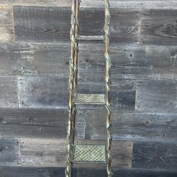 Four Shelf Metal Stand  70’ Tall 