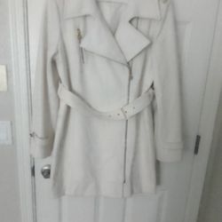 Michael Kors Winter White Wool Coat