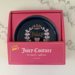 Brand New Juicy Couture Ceramic Trinket Tray NWT