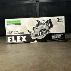 FLEX 24v Max Brushless 7-1/4” Rear Handle Circular Saw (Tool Only)