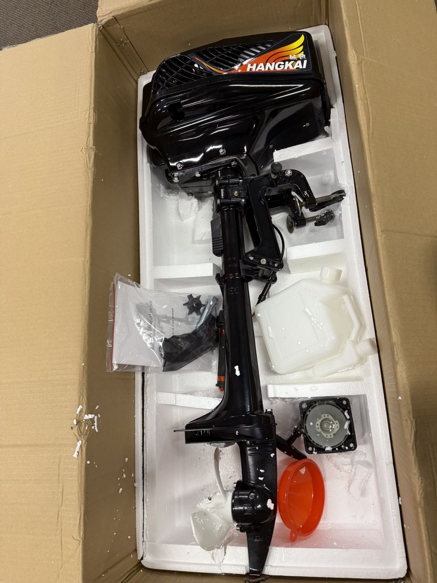2 Stroke Heavy Duty Outboard Motor 3.6 HP Boat Engine W/water Cooling CDI System