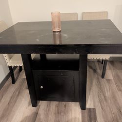 Heavy Wood Dining Table
