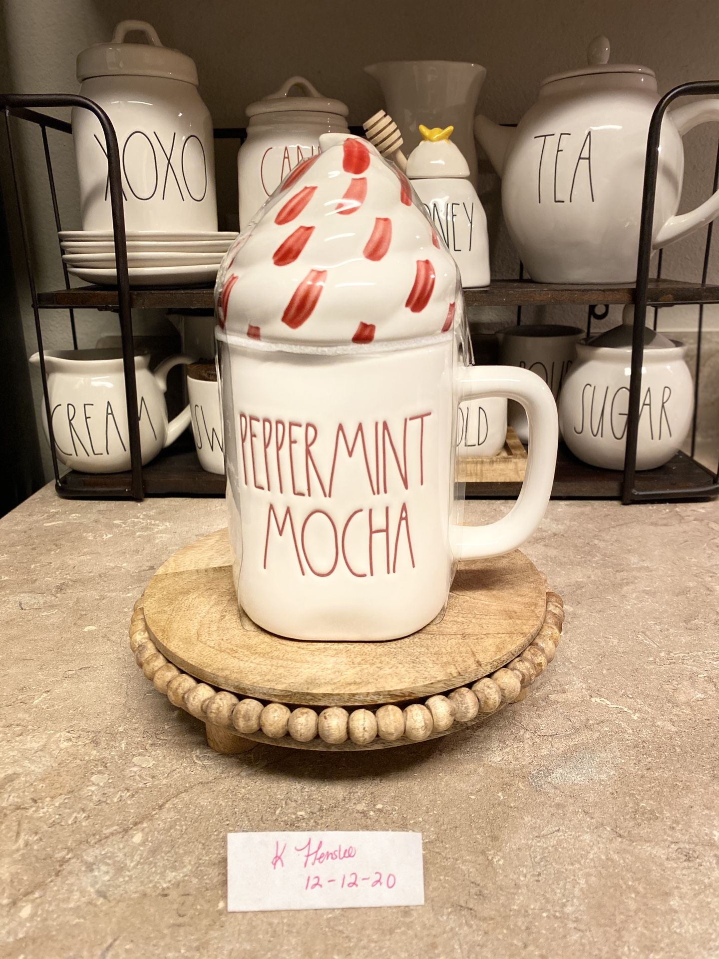 Rae Dunn Peppermint Mocha Mug
