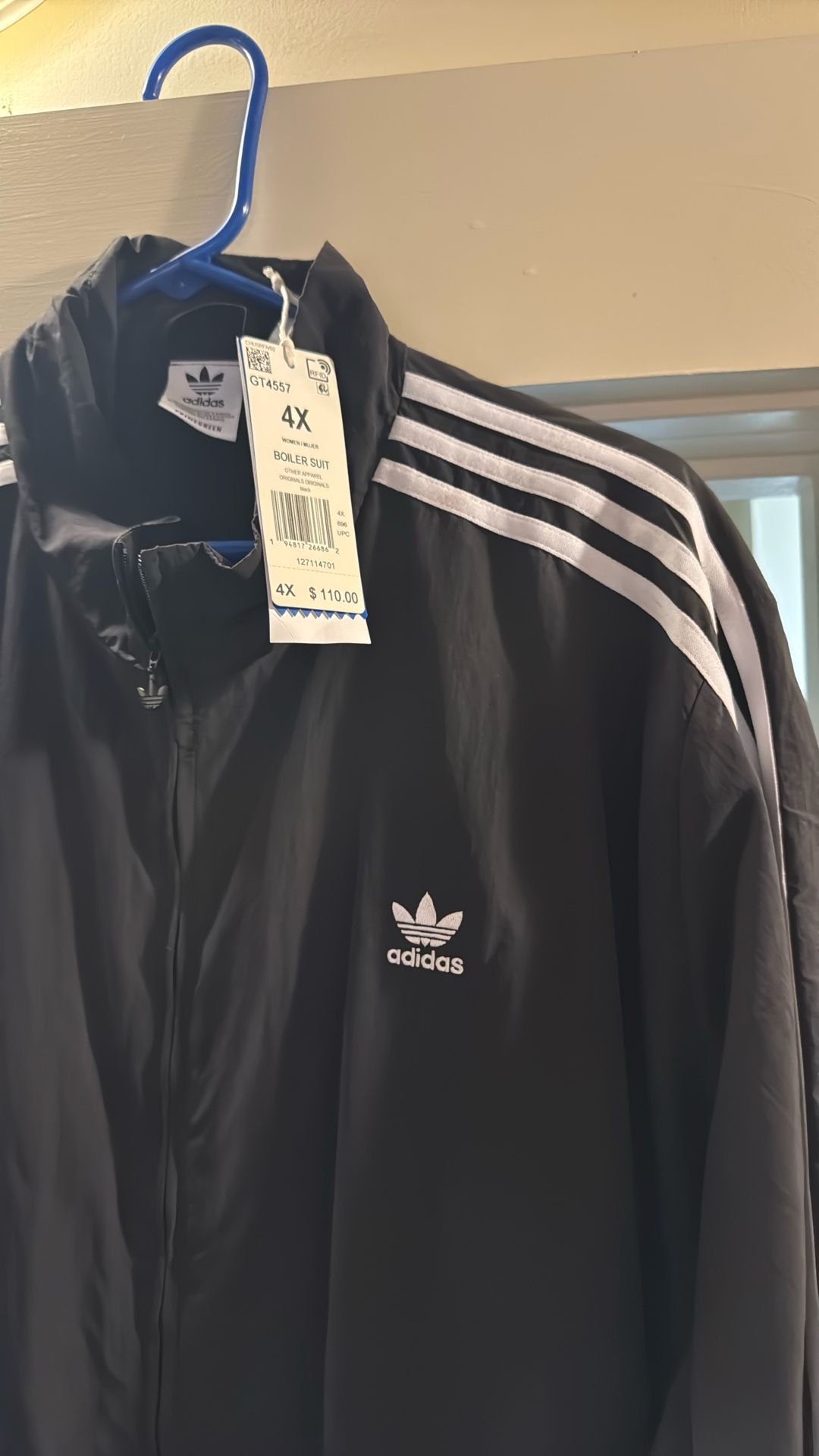 Women’s Or Unisex Adidas Boiler Suit Size 4X, Brand New With Tags