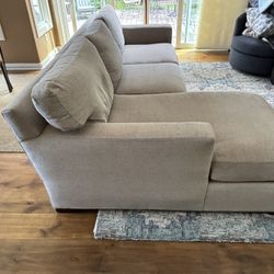 Create and Barrel Couch .  96 Inch In Length 