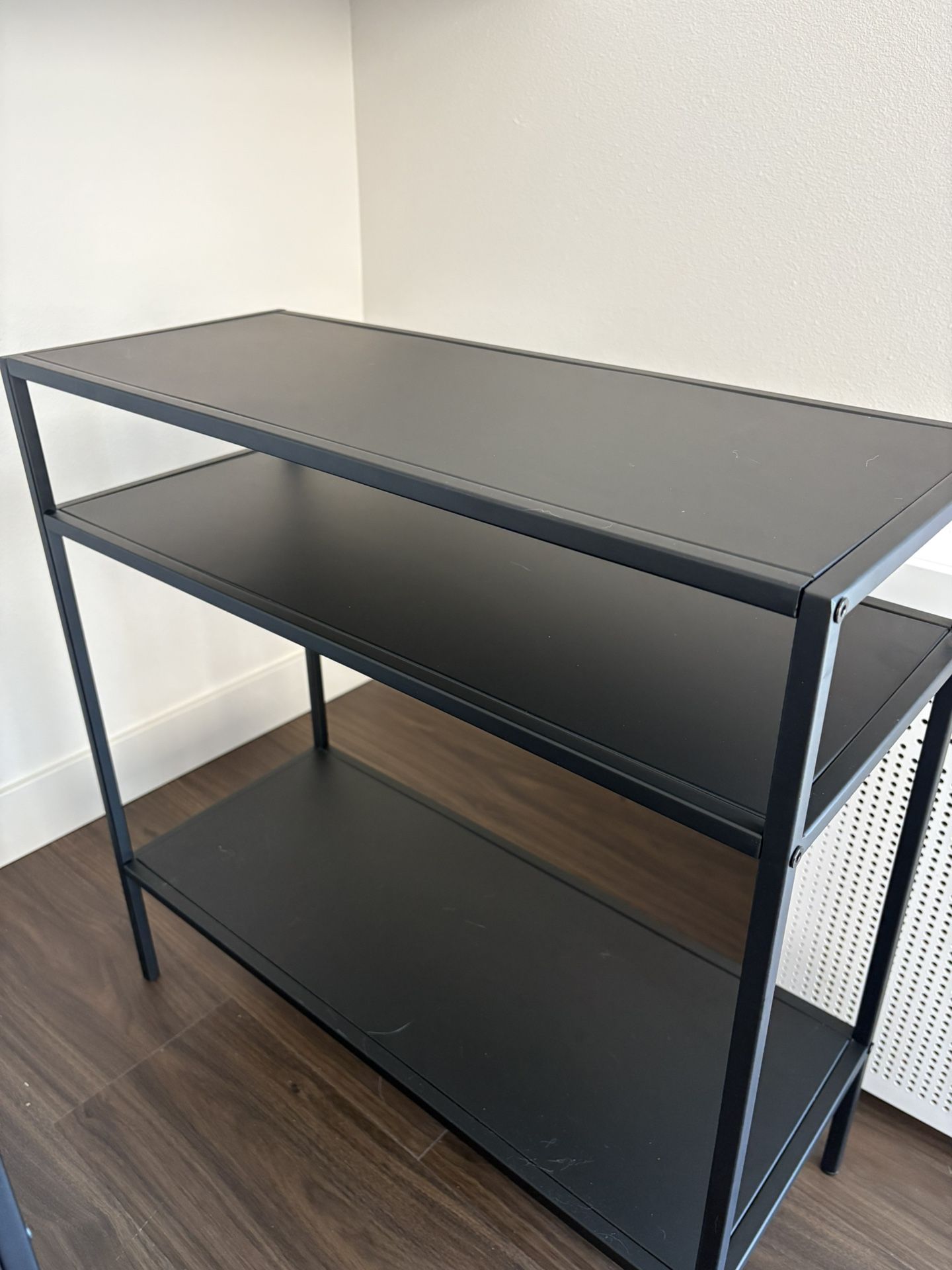 Black Metal Side Table - Like new