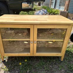 Blonde Tv Stand 