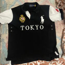 Tokyo 5 Jersey Polo Shirt Size Medium 