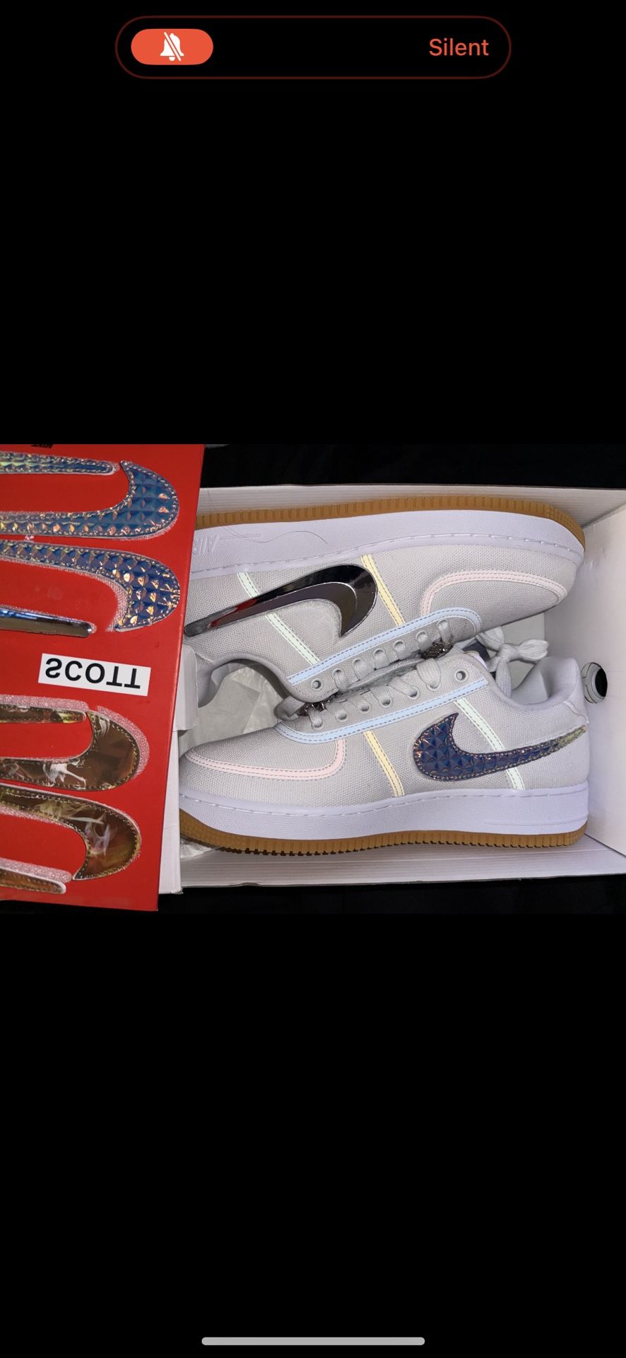 Air Force 1 low Travis Scott (size 10)