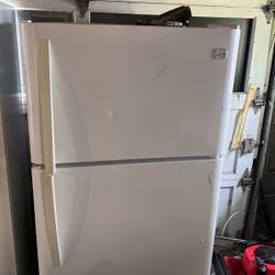 White fridge apartment two bedroom size