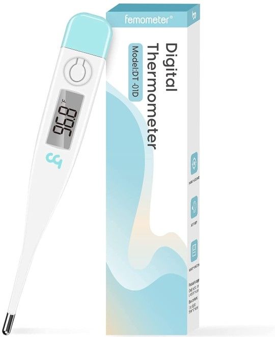 Thermometer for Fever, Oral for Adults, Baby Medical Oral Underarm Rectal Temperature, Fast and Accurate