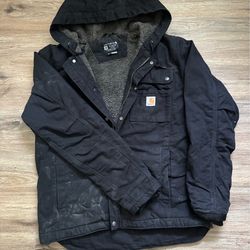 Black Carhartt Active Jacket, Size Medium