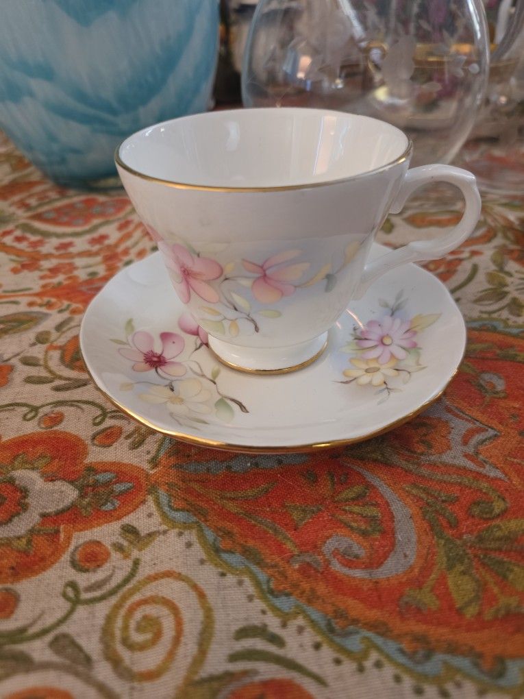 Crown Trent Teacup & Saucer