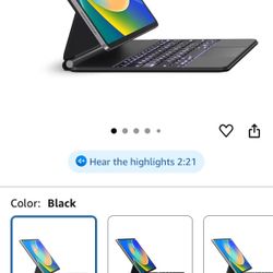 Keyboard Case for iPad Air 11-inch (M3 2025 / M2 2024) & iPad Pro 11 inch(1st/2nd/3rd/4th Generation) – Magic-Style Magnetic Keyboard Case with Multi-