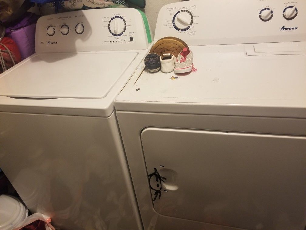 Washer and dryer amana