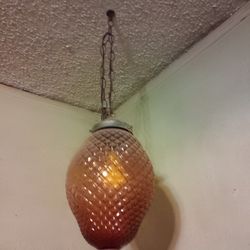 Mid Century modern Hanging Swag Lamp