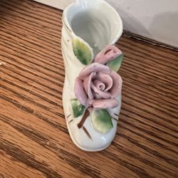 Vintage Porcelain Shoe